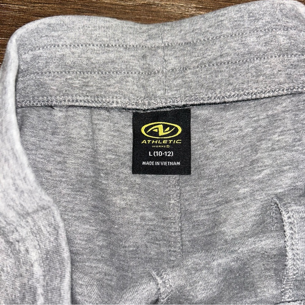 Athletic Works Gray Kids Jogger Pants Boys Youth Large 10-13 - Picture 3 of 4
